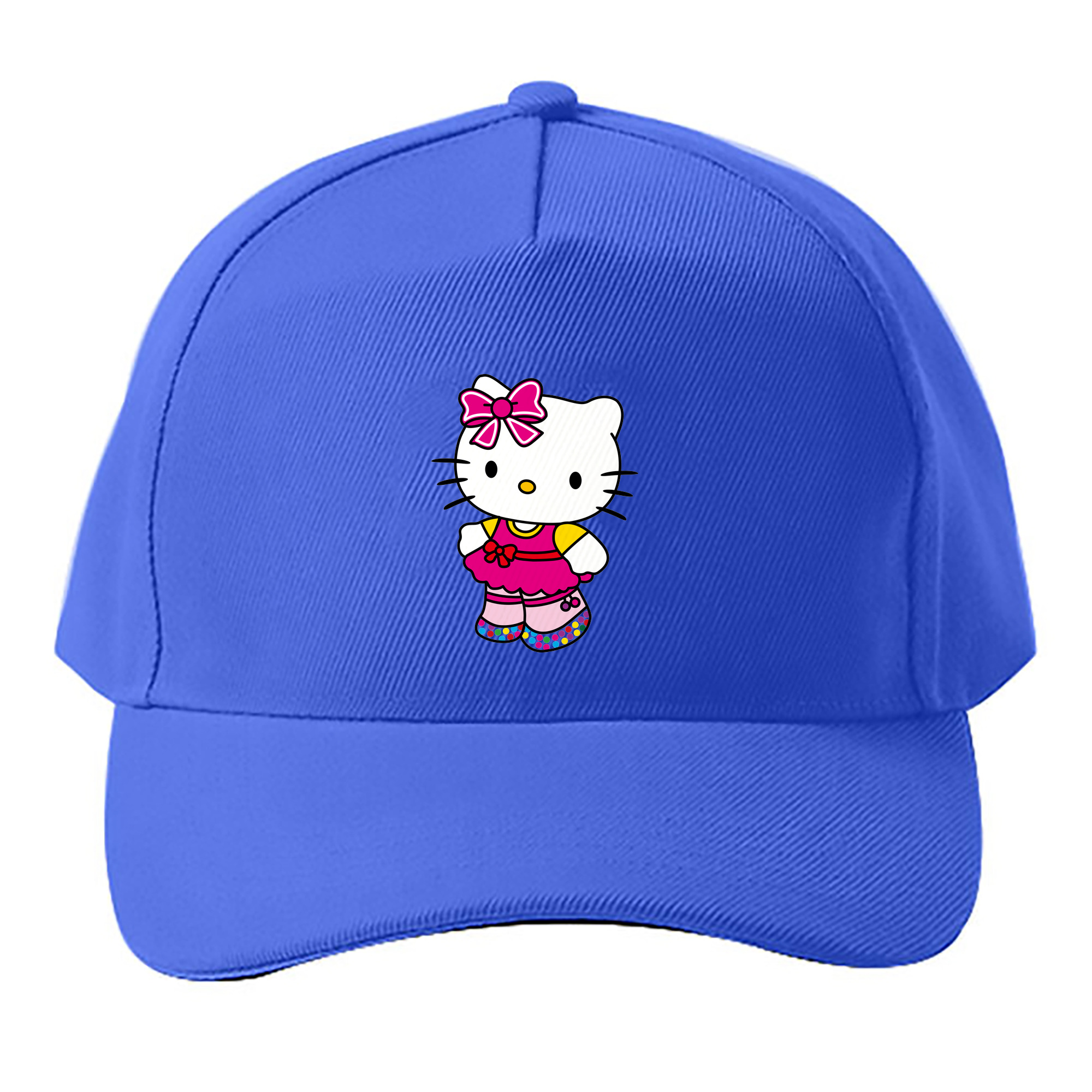 （画像用） Hello Kitty ハローキティ ベースボールキャップ 綿100％ 男女兼用 帽子 スポーツ